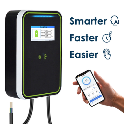 Линия оружия заряжателя Wallbox электрического автомобиля EV-HW с экраном 7KW